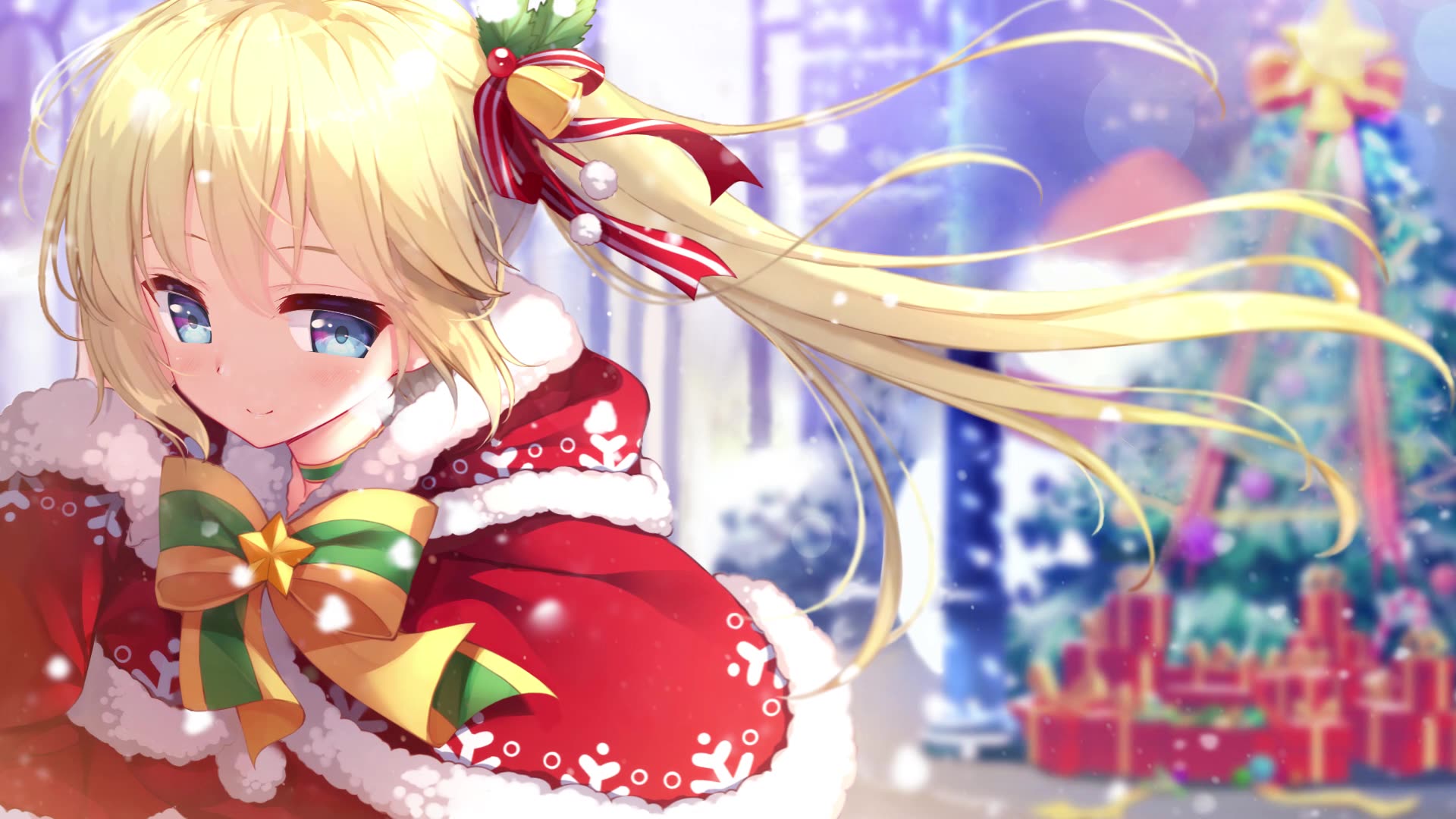 三色绘恋圣诞迟菓wallpaperengine壁纸