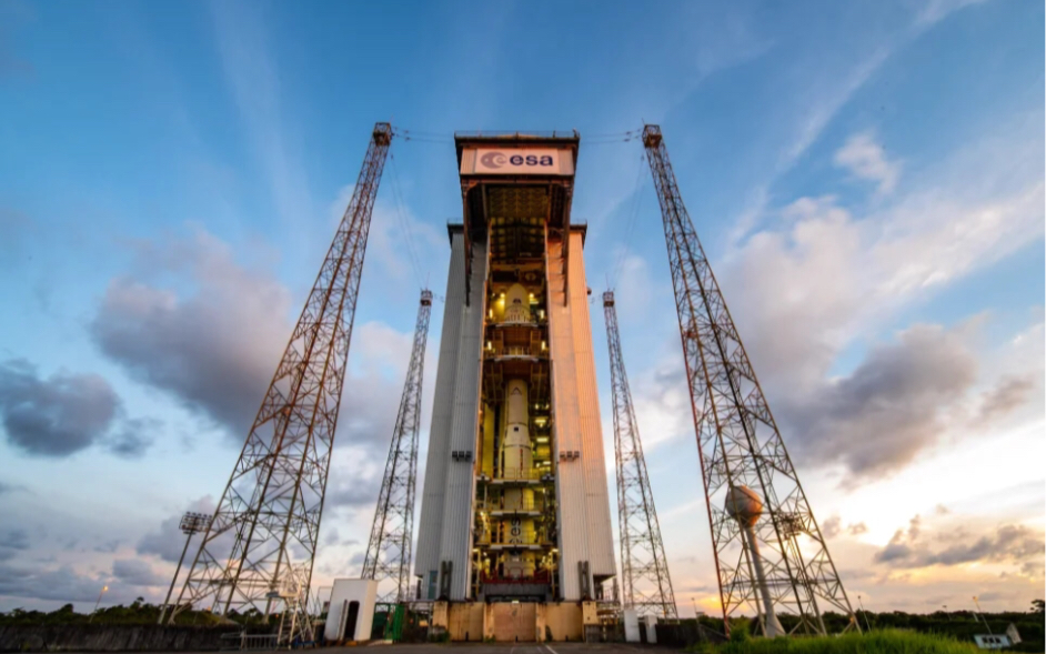 欧空局vega-c火箭吊装回顾_哔哩哔哩_bilibili