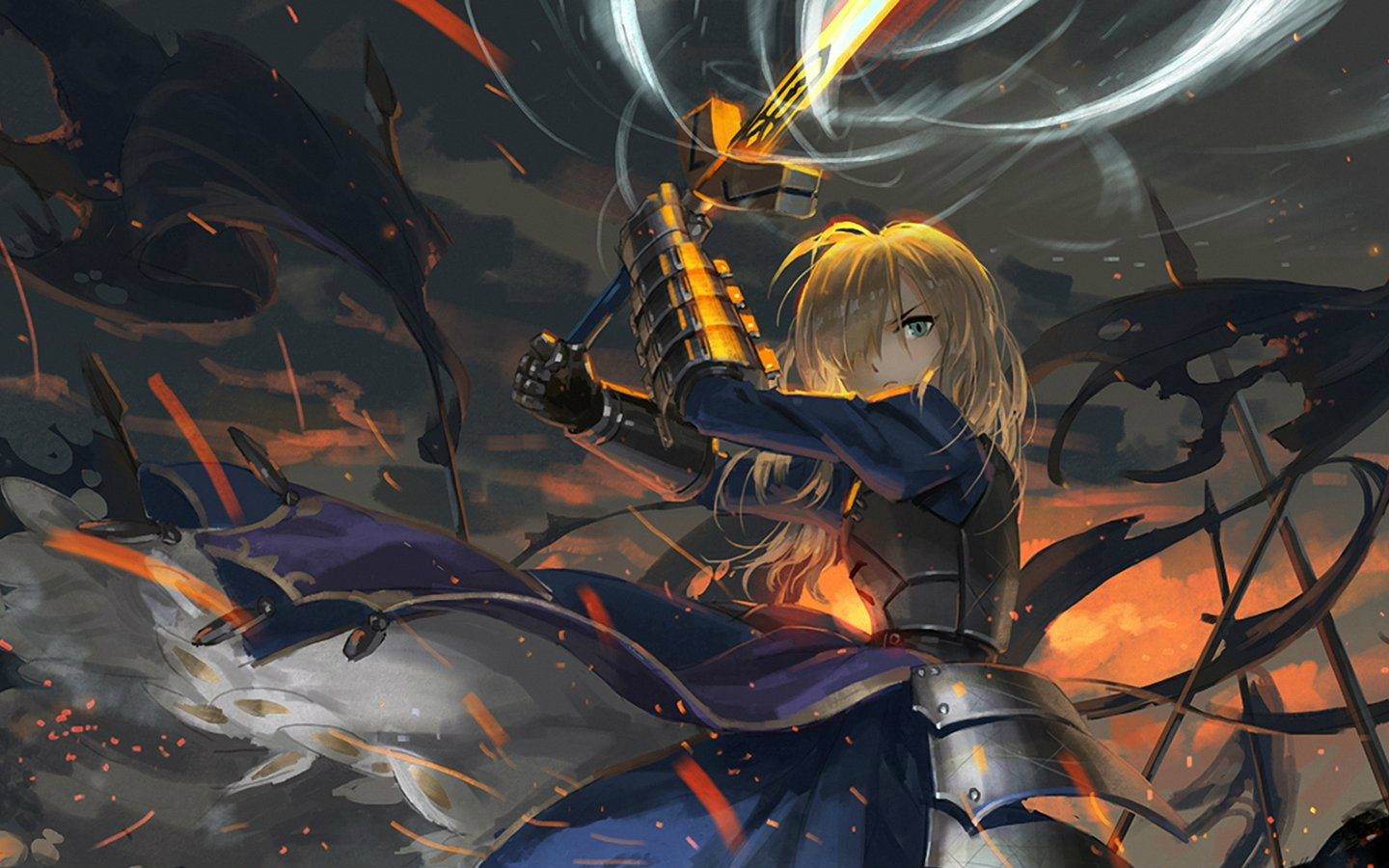 【燃/高能】fate stay night ubw 全程高能,燃点爆炸,酷到没朋友 某非制作哔哩哔哩bilibili