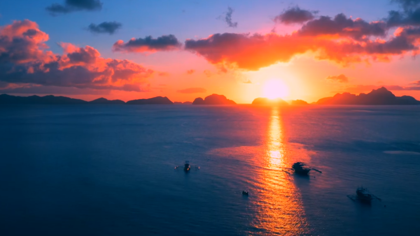 [图]“横烟秋水上，疏雨夕阳中”