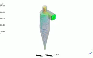 Скачать видео: 【Fluent】经典算例-旋风分离器