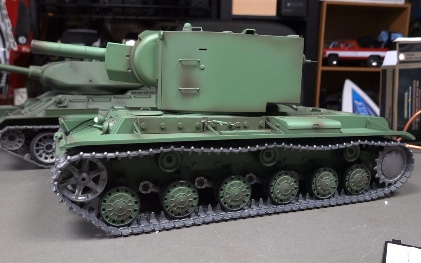 rc遥控kv2重型坦克模型_哔哩哔哩_bilibili