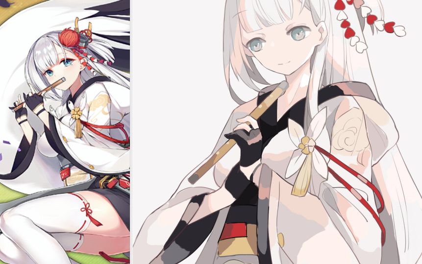 【碧蓝航线】摸一只小姐姐~ 鹬板绘摸鱼过程_哔哩哔哩_bilibili