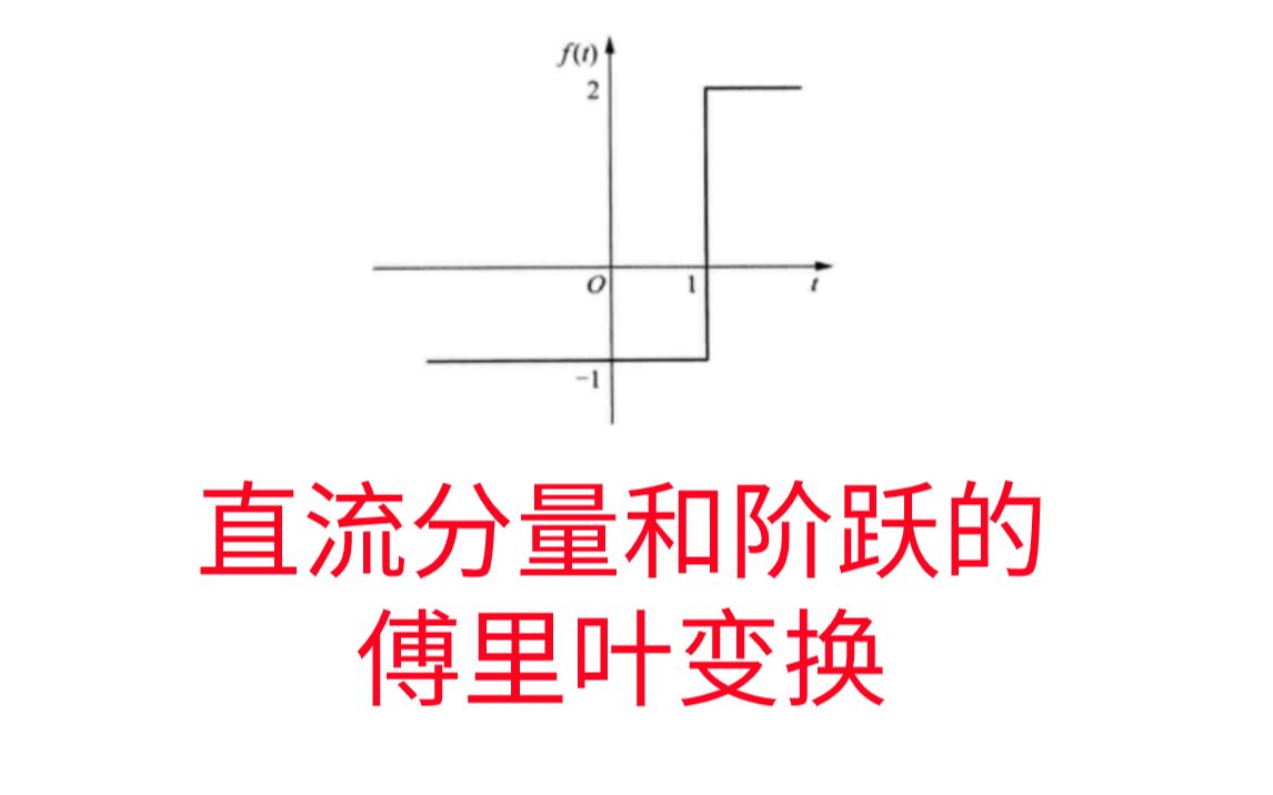 【信号与系统考研必做96题】直流分量求傅里叶变换的处理方法习题精解与考研指导通信考研速成白皮书哔哩哔哩bilibili