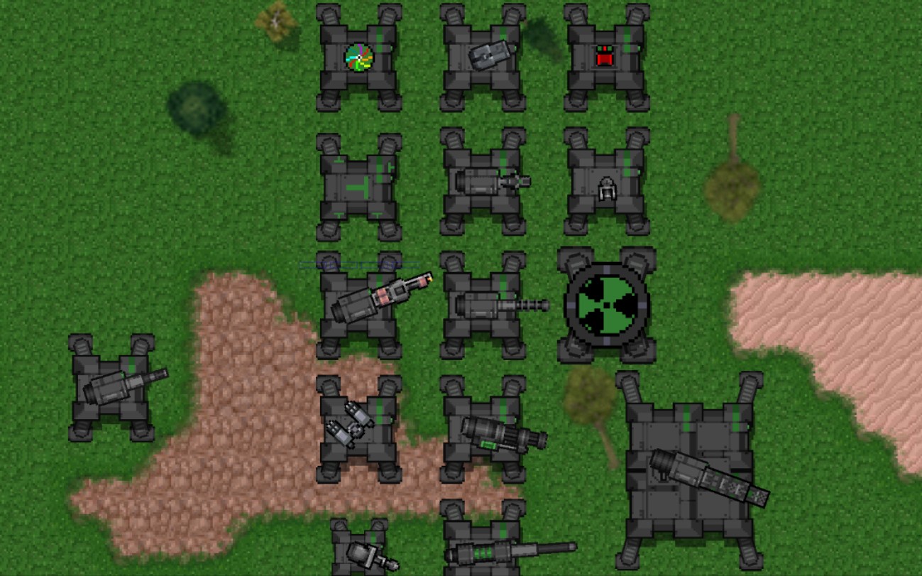 铁锈战争:各种移动炮塔杂交的品种(mod)_单机游戏热门视频