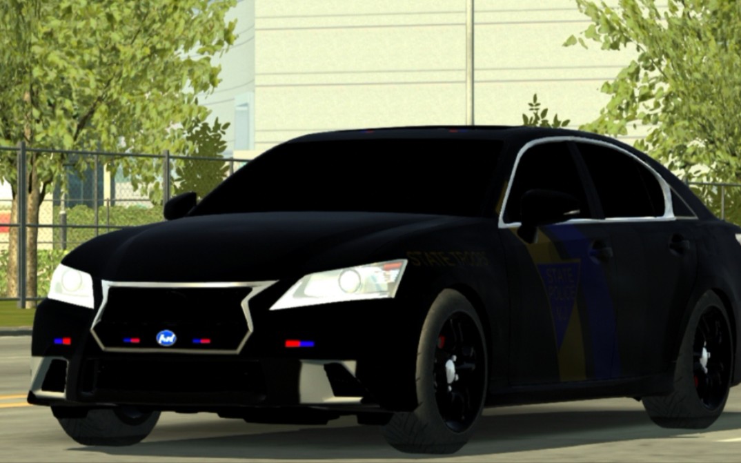 (手动挡停车场)新泽西州幽灵警车展示