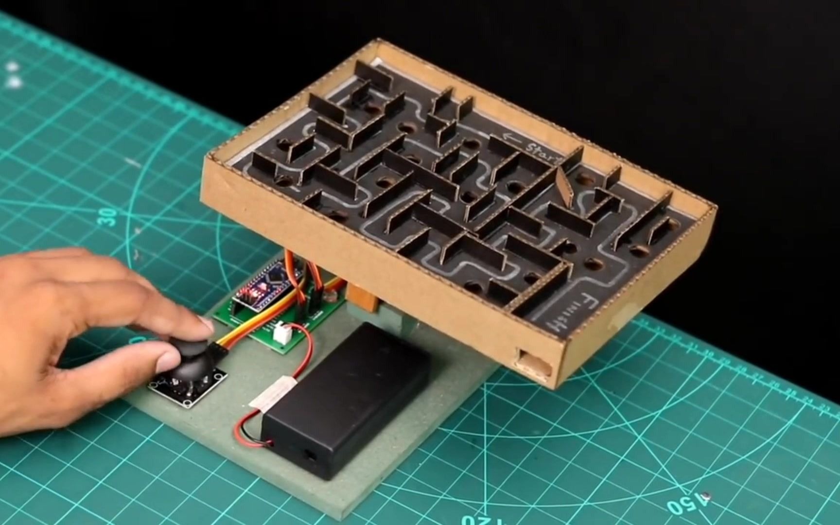 [图]如何用Arduino制作一款钢珠走迷宫