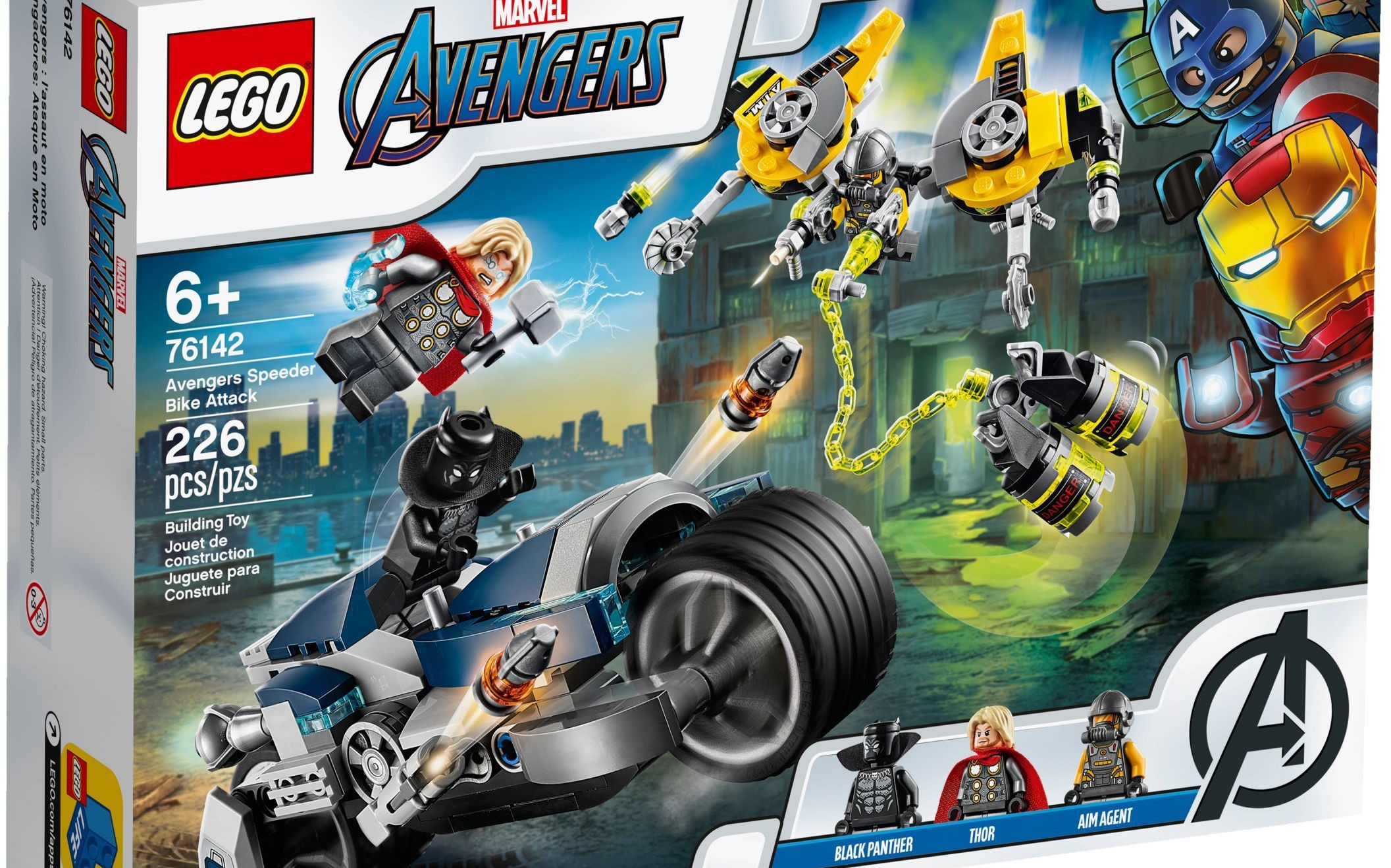 乐高 漫威超级英雄 76142 复仇者快车追击 速组评测