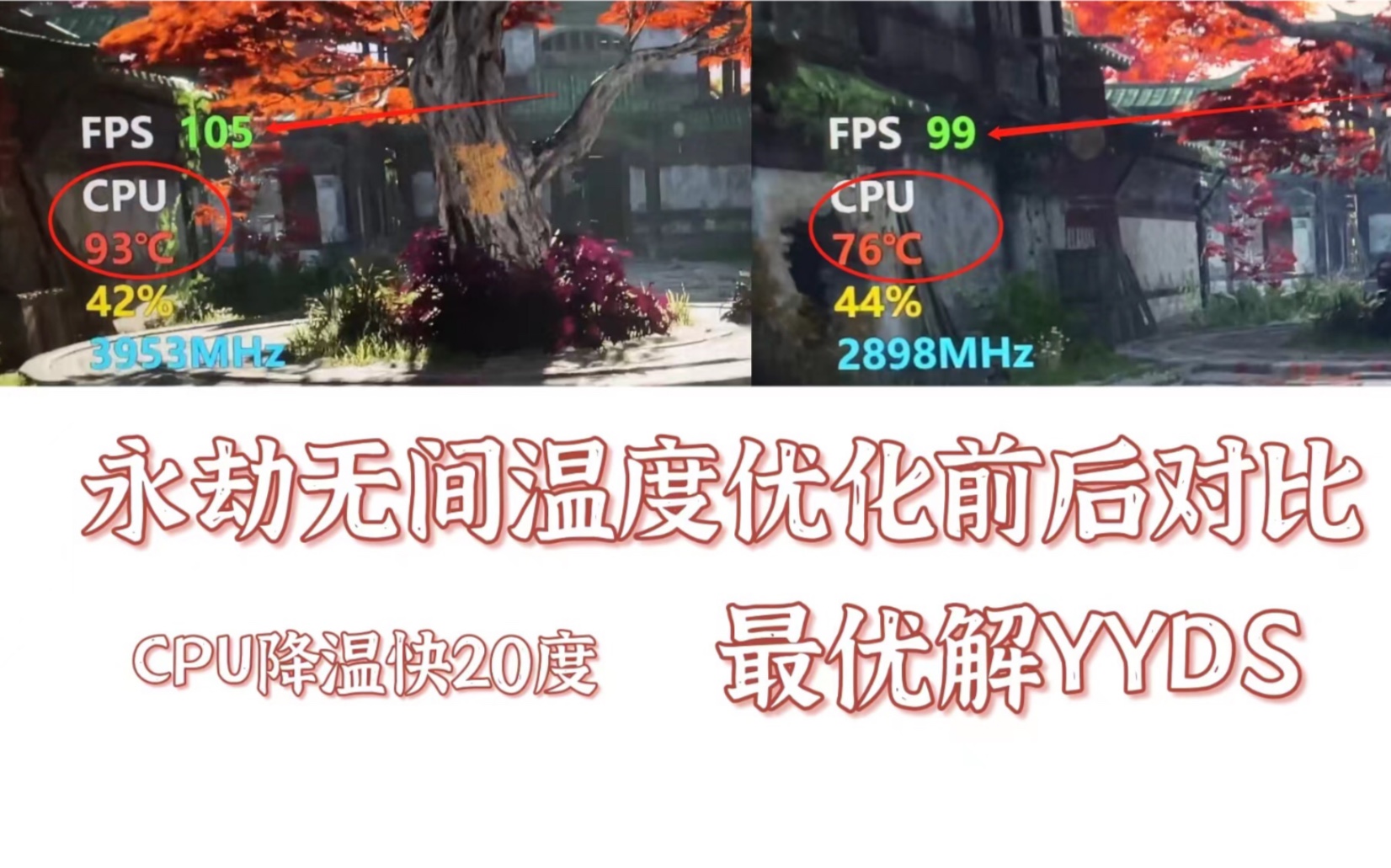 帧数基本无损CPU温度降了20度,永劫无间优化实测.(ryzen controller优化实测)哔哩哔哩bilibili