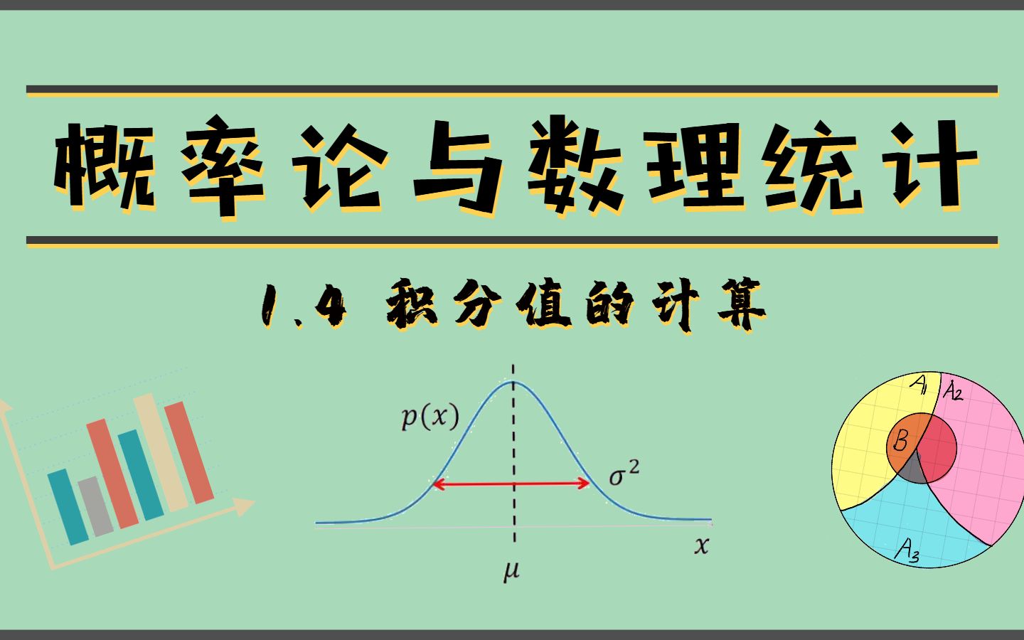 [图]概率论与数理统计 | 1.4 积分值的计算