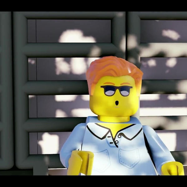 LEGO Version of Rick Astley's 'Never Gonna Give You Up' Music