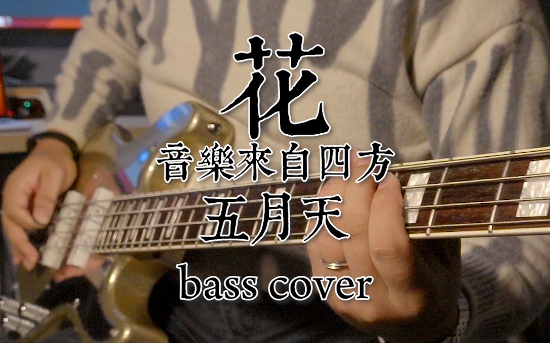 【贝斯】五月天花(音乐来自四方)bass cover哔哩哔哩bilibili