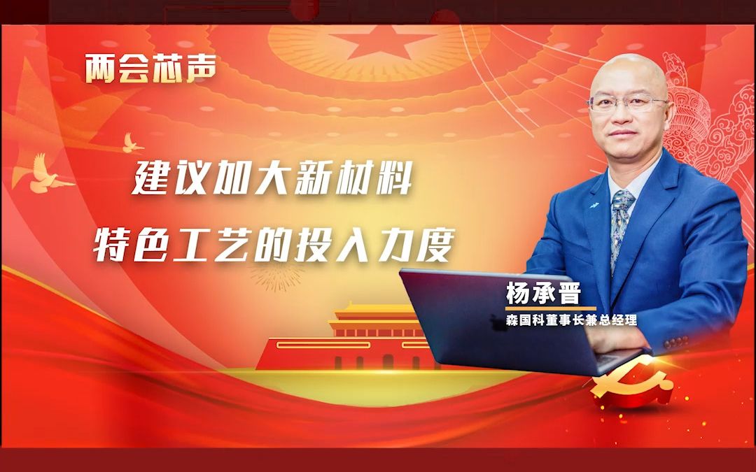 杨承晋:建议加大新材料、特色工艺的投入力度哔哩哔哩bilibili