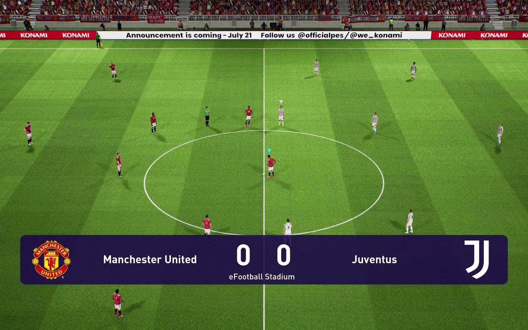 实况足球2022pes2022betaps5测试球赛开始前小玩一下