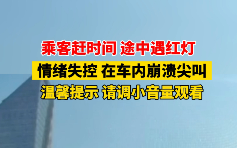 8月19日 #北京 乘客赶时间,途中遇红灯,情绪失控,在车内崩溃尖叫,网友:求司机心理阴影面积. #这是什么操作 #社会百态哔哩哔哩bilibili