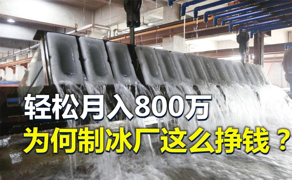 轻松月入800万,制冰厂到底是如何赚钱的?哔哩哔哩bilibili