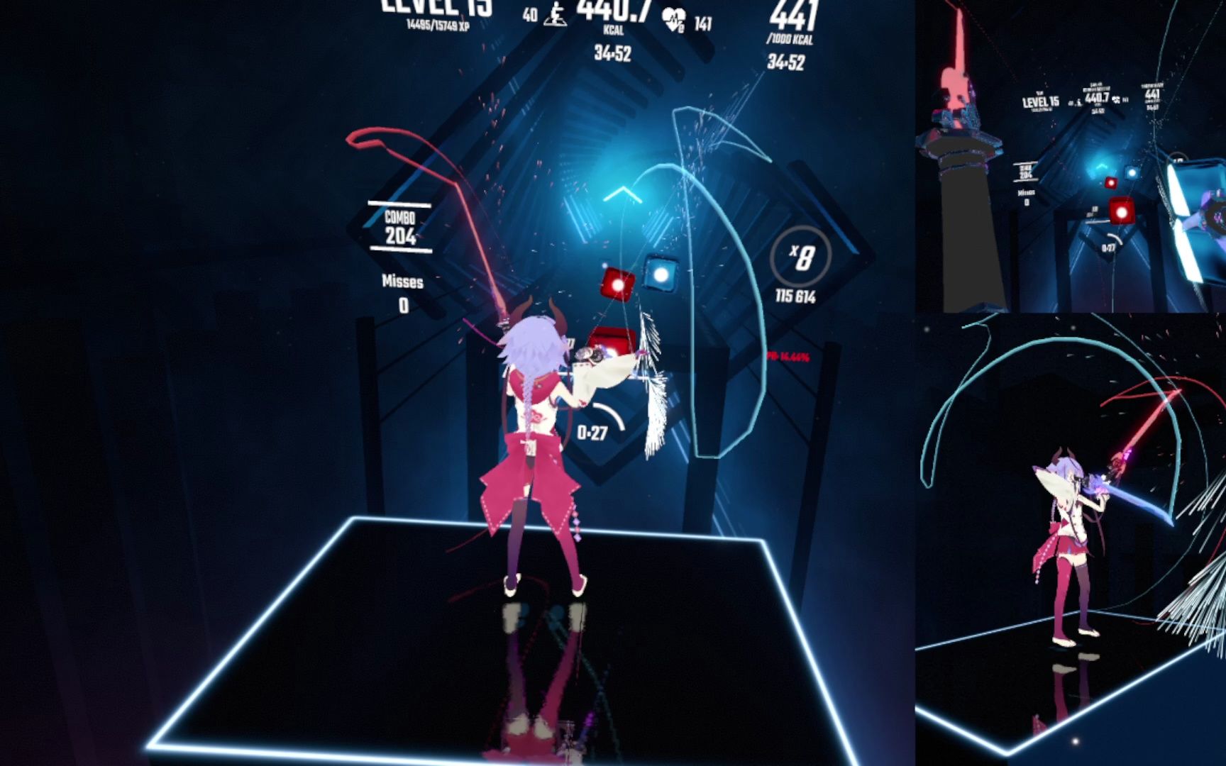 lapis/shiki - 节奏光剑 反手握法 第三人称