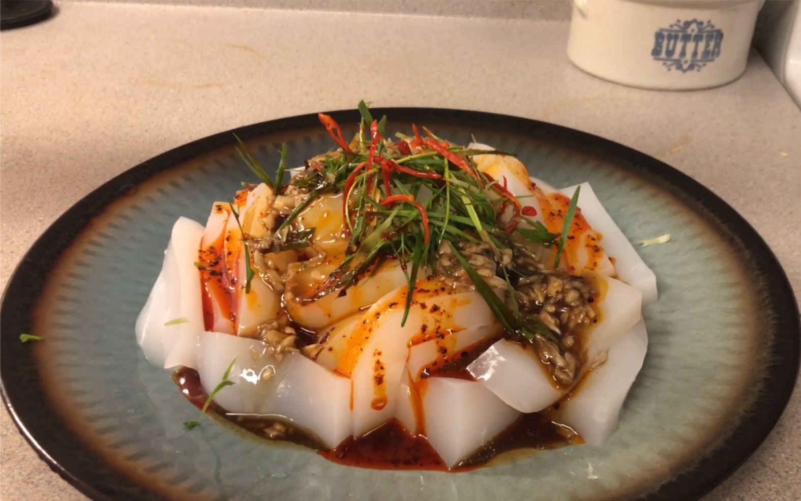 家常美食-酸辣凉粉