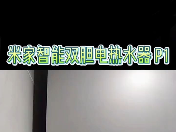 小米热水器,小米米家智能电热水器60L, 升家用大容量卫生间双胆节能P1,热水器推荐!哔哩哔哩bilibili