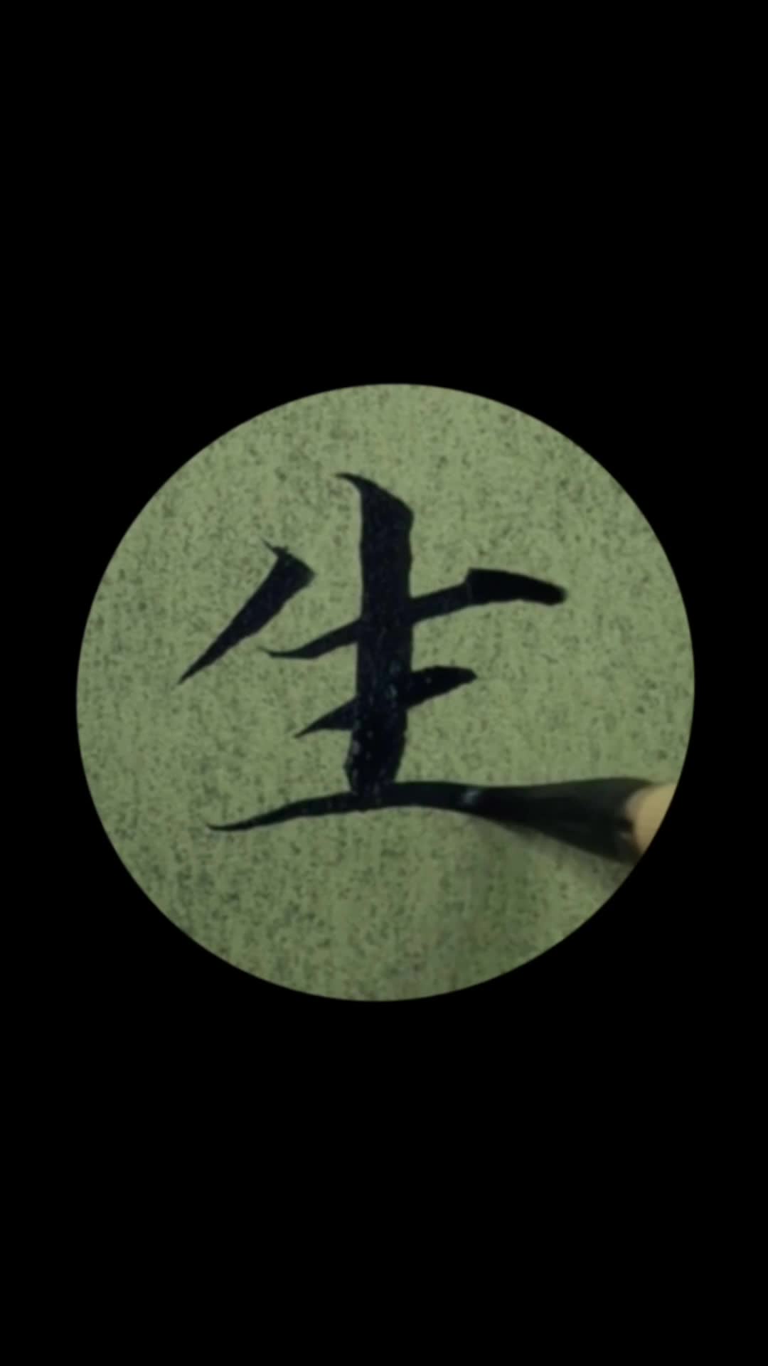 瘦金单字:生#瘦金体教学#瘦金体#龙哥书法