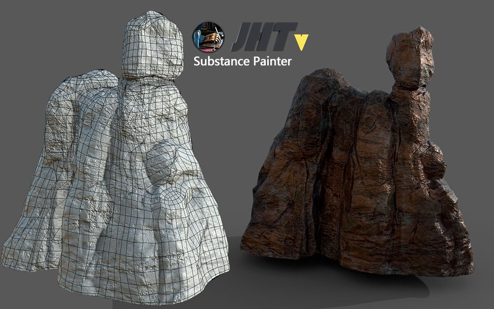 Substance Painter2019 岩石贴图制作哔哩哔哩bilibili