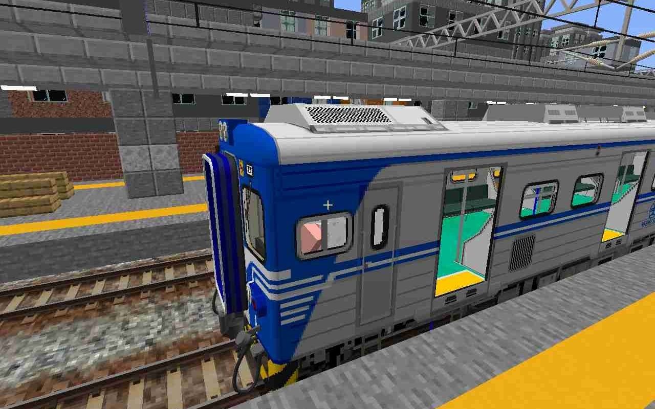 minecraftrtm真实火车模组城市地图展示