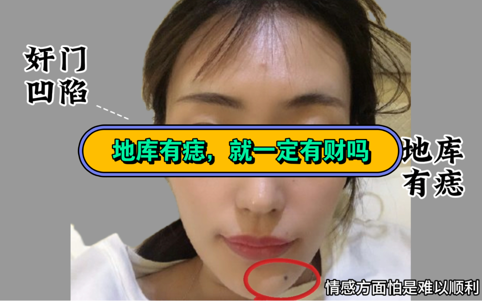 地库有痣,就一定有财吗?