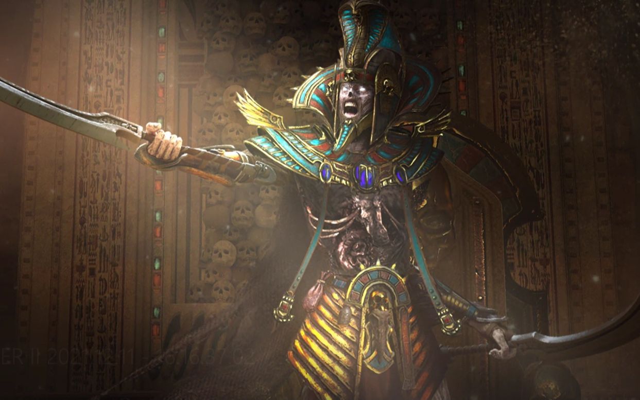 (塞特拉大帝黑色金字塔之战,战锤全面战争2古墓王)