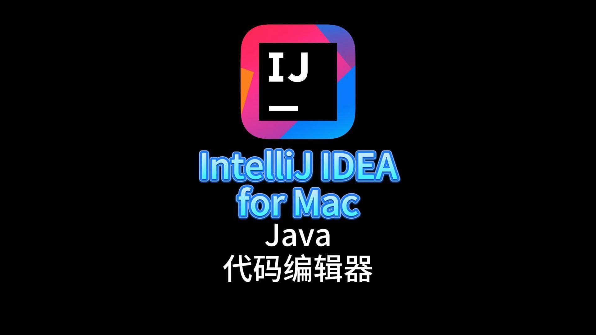 intellij idea2024 for mac java代码编辑器