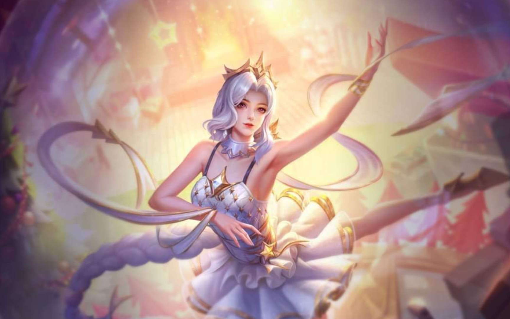 传说对决〕叶娜 「圣诞之礼」 特效展示