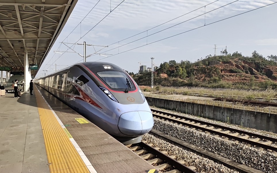 【稀有的300af】d3738梧州南站进站