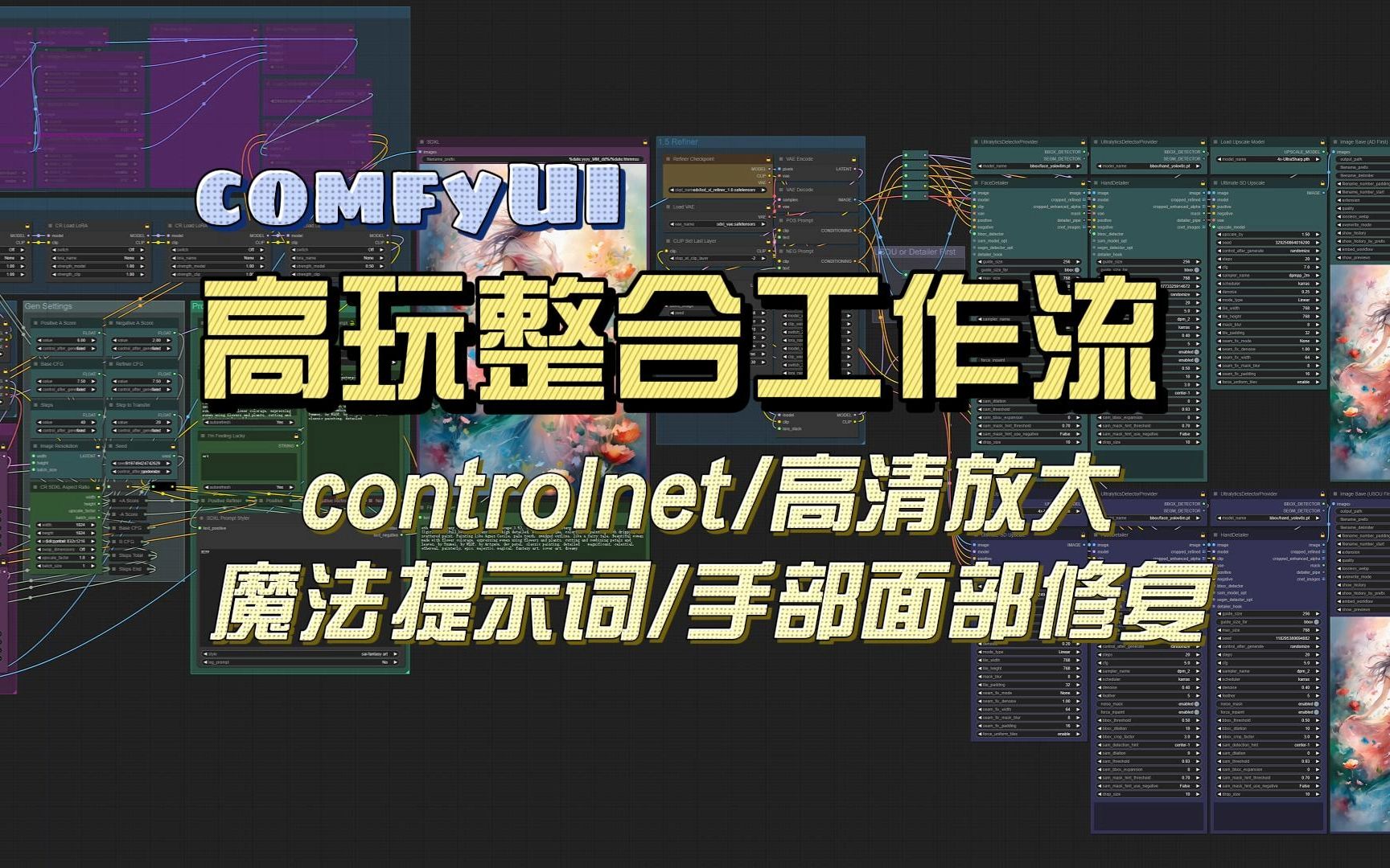 comfyui高玩整合工作流推荐哔哩哔哩bilibili