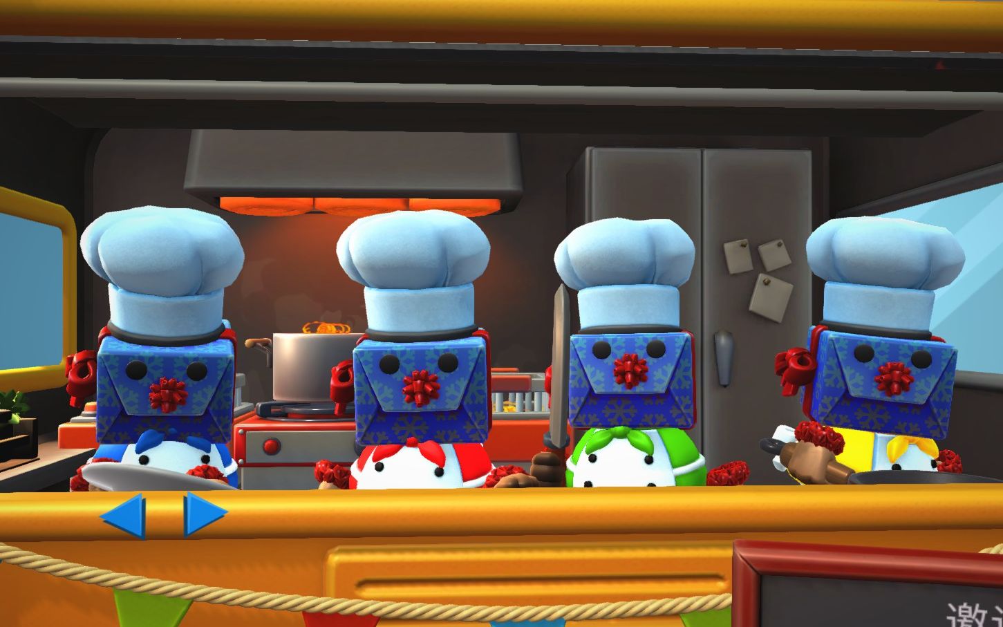 胡闹厨房2overcooked最新冬季dlc初见实况