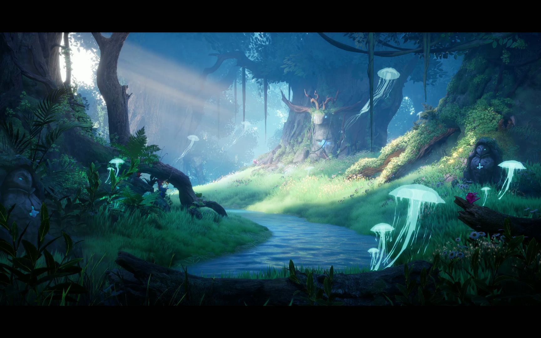 ue场景 风格化森林