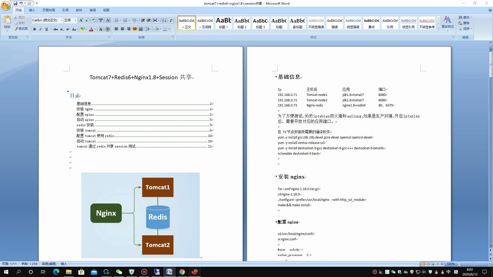 tomcat7+redis6+nginx1.8+session共享哔哩哔哩bilibili