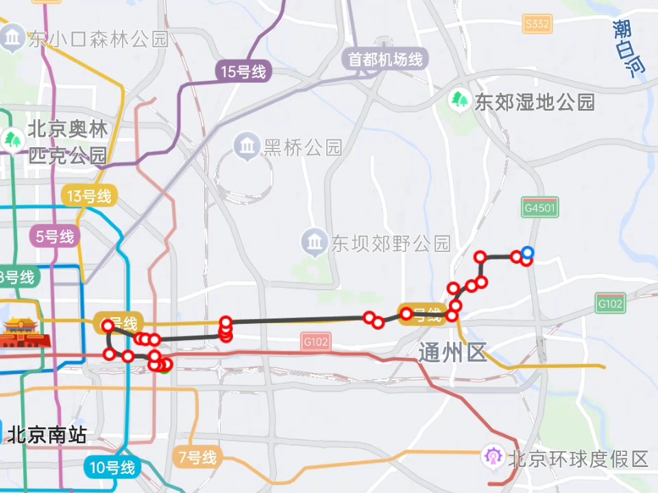 北京公交新626路,北京东站-疃里公交场站