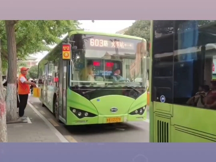 西安公交603路少见的单层啊,目前已调回原线路
