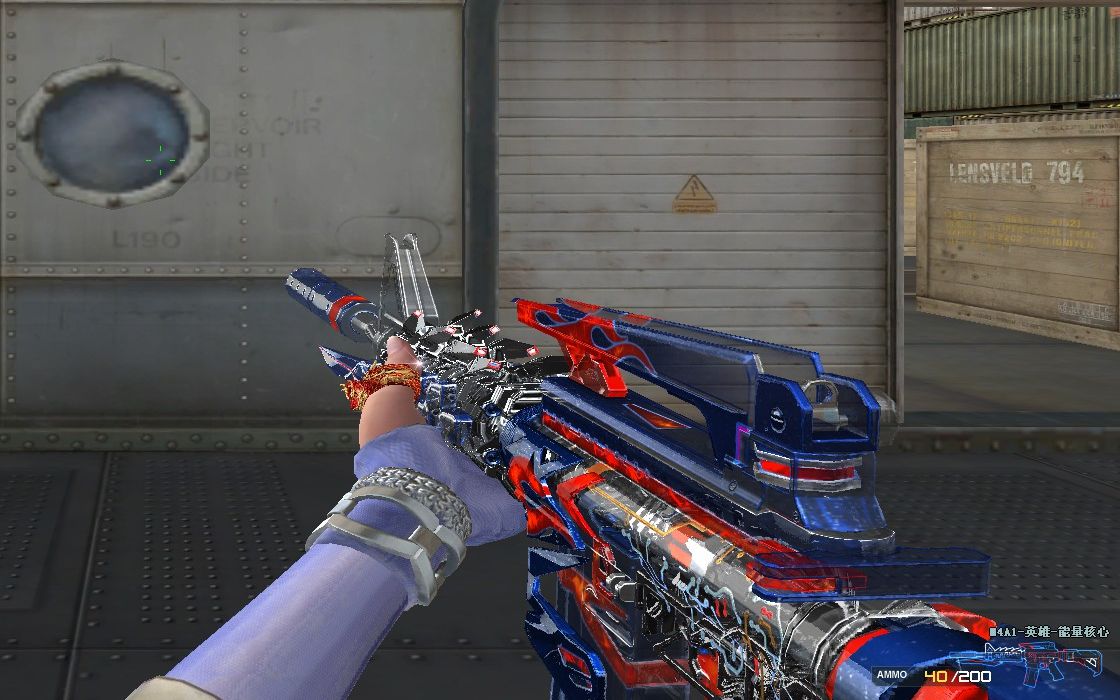 m4a1死神能量核心正服抢先体验,英雄级属性加成,决称得上是一把杀敌