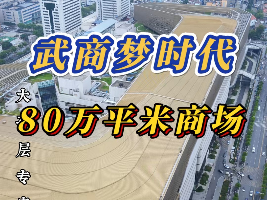 120亿打造的巨无霸商业体,80万平米武商梦时代广场,日均客流量10万人,600多家店铺,几天几夜逛不完!#武商梦时代广场#武珞路梦时代#宝通寺#武汉...