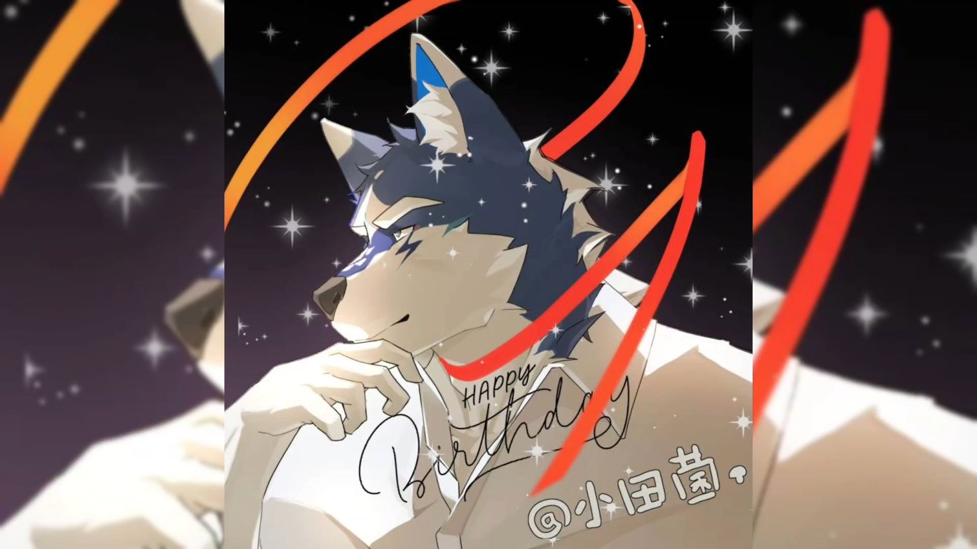 【furry兽人】生日头像绘制哔哩哔哩bilibili