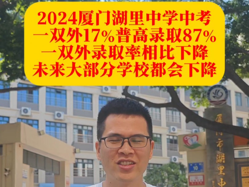 2024厦门湖里中学中考升学率湖里中学中考喜报哔哩哔哩bilibili