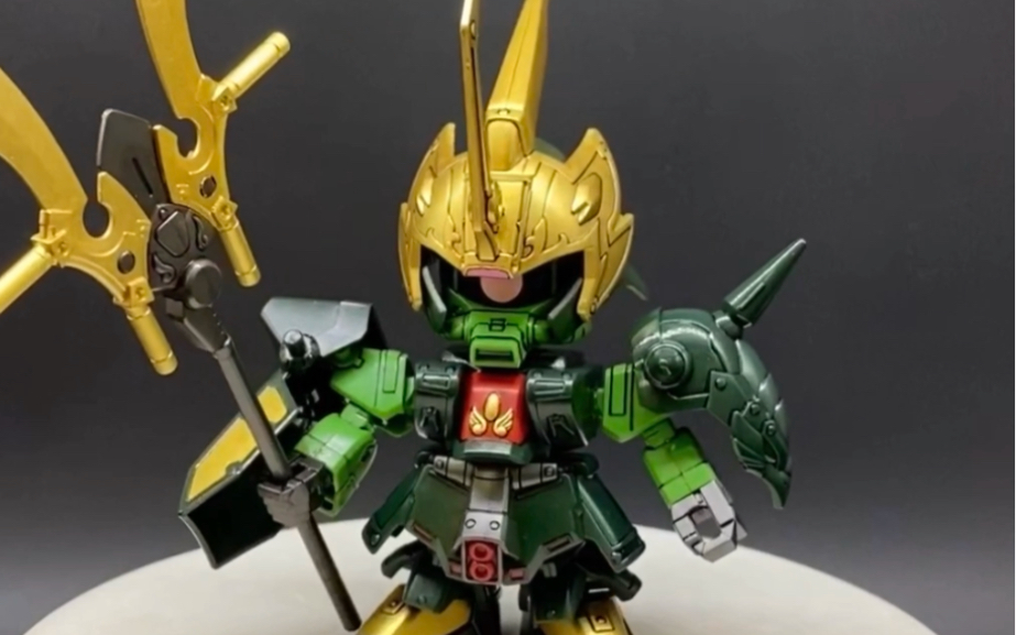 万代sd高达张郃扎古iii改三国高达佛山客户定制成品展示