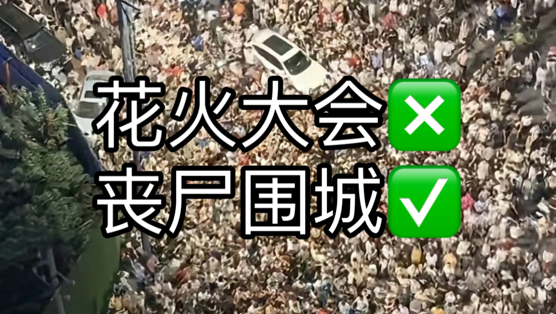 看烟花?釜山行!|武汉2024花火大会人从众𐠈Œ实录,一场烟花秀堵瘫了半座城哔哩哔哩bilibili