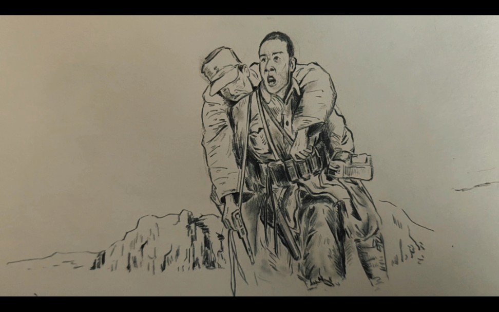 情分 比啥都重要 亮剑手绘,谢谢支持