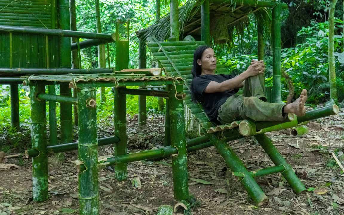 人-6个月的丛林生存,第171集,巨人的桌椅,生存本能,独自荒野,荒野求生