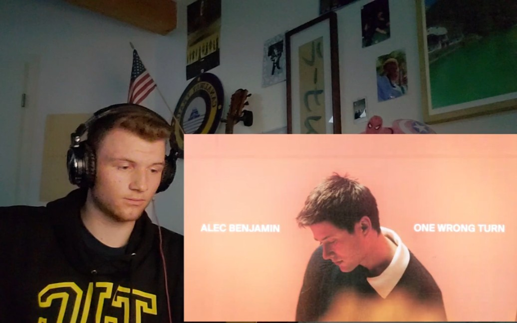 [图]【reaction Alec Benjamin】斑鸠新专辑《(Un)Commentary》反应视频合集9——«One Wrong Turn»