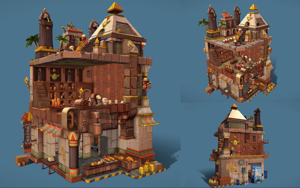 maya-面包房场景模型制作教程.maya建模基础教程