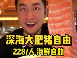 Download Video: 杭州228海鲜自助❗️饭桶狂炫挪威三文鱼！