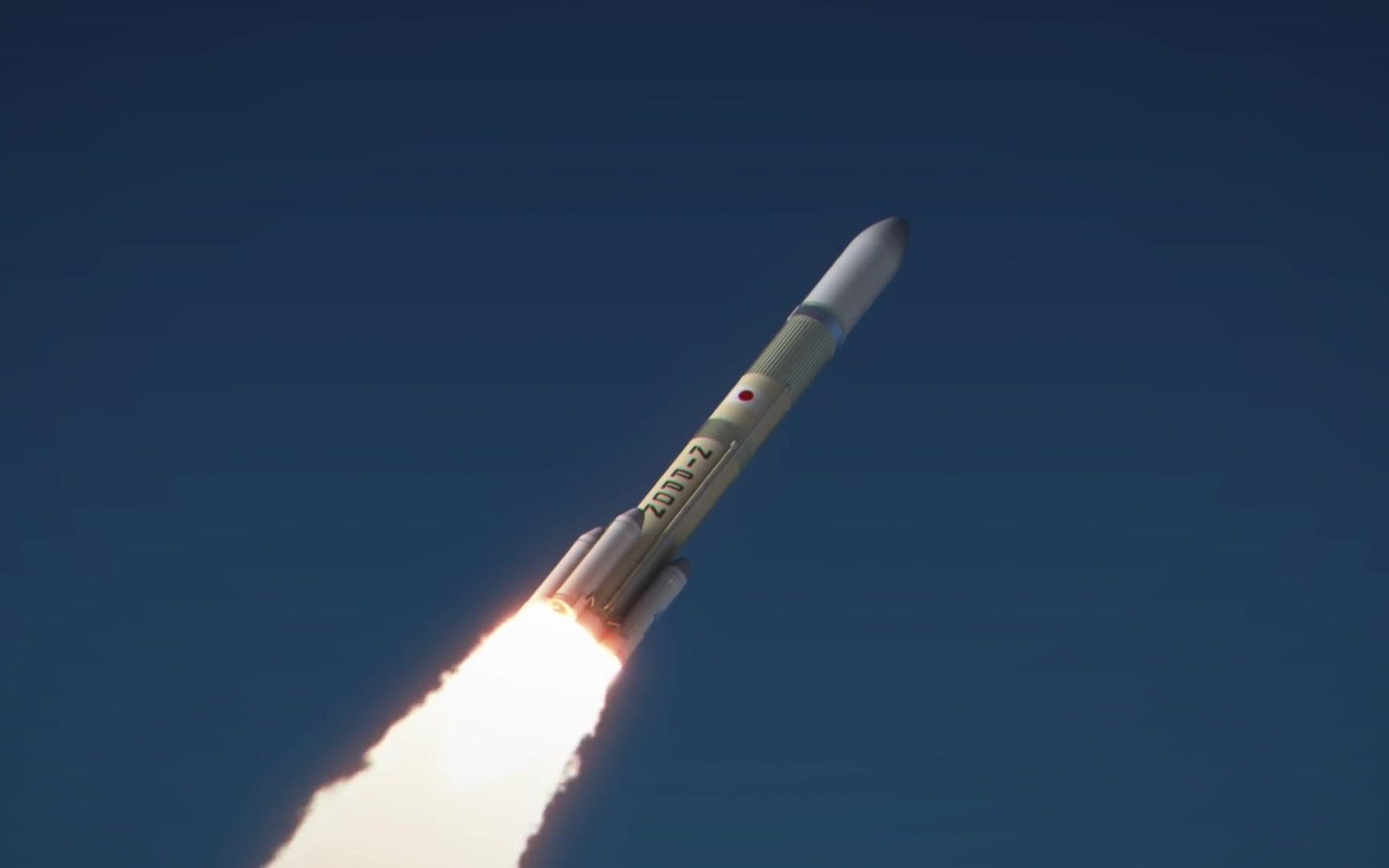 日本新型火箭h3发射cg
