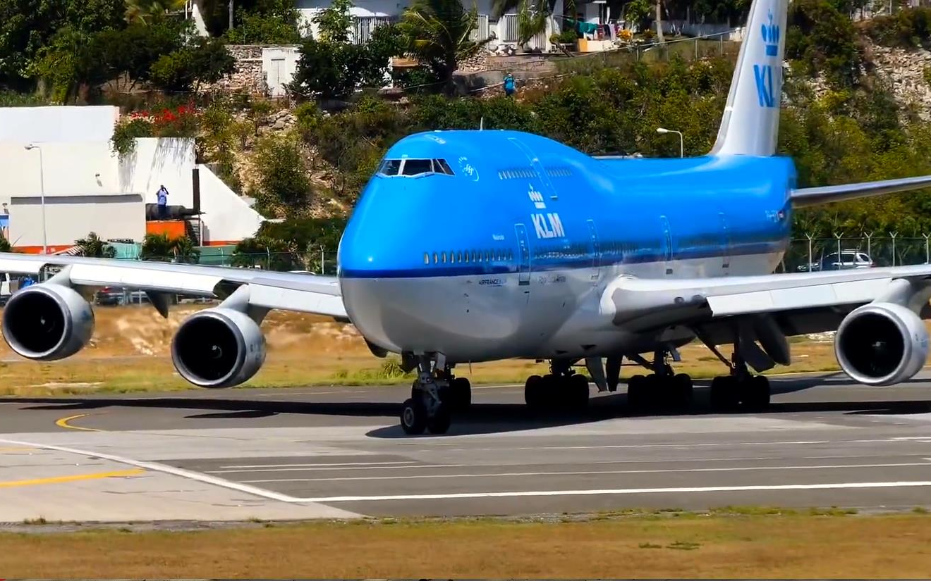 【朱莉安娜公主国际机场】荷兰皇家航空波音747